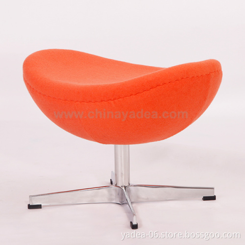 Commercial furniture fabric Arne Jacobsen egg stool ottoman chairs on sale